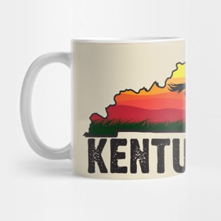 Kentucky Horse Sunset Mug